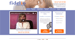 Desktop Screenshot of fidelio-montpellier.fr